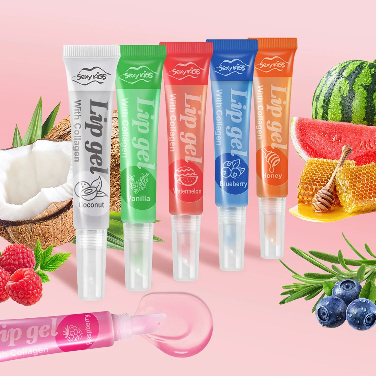 GUDU 24pc Luxury Lip Balm Jelly Gift Set – Hydrating & Glossy