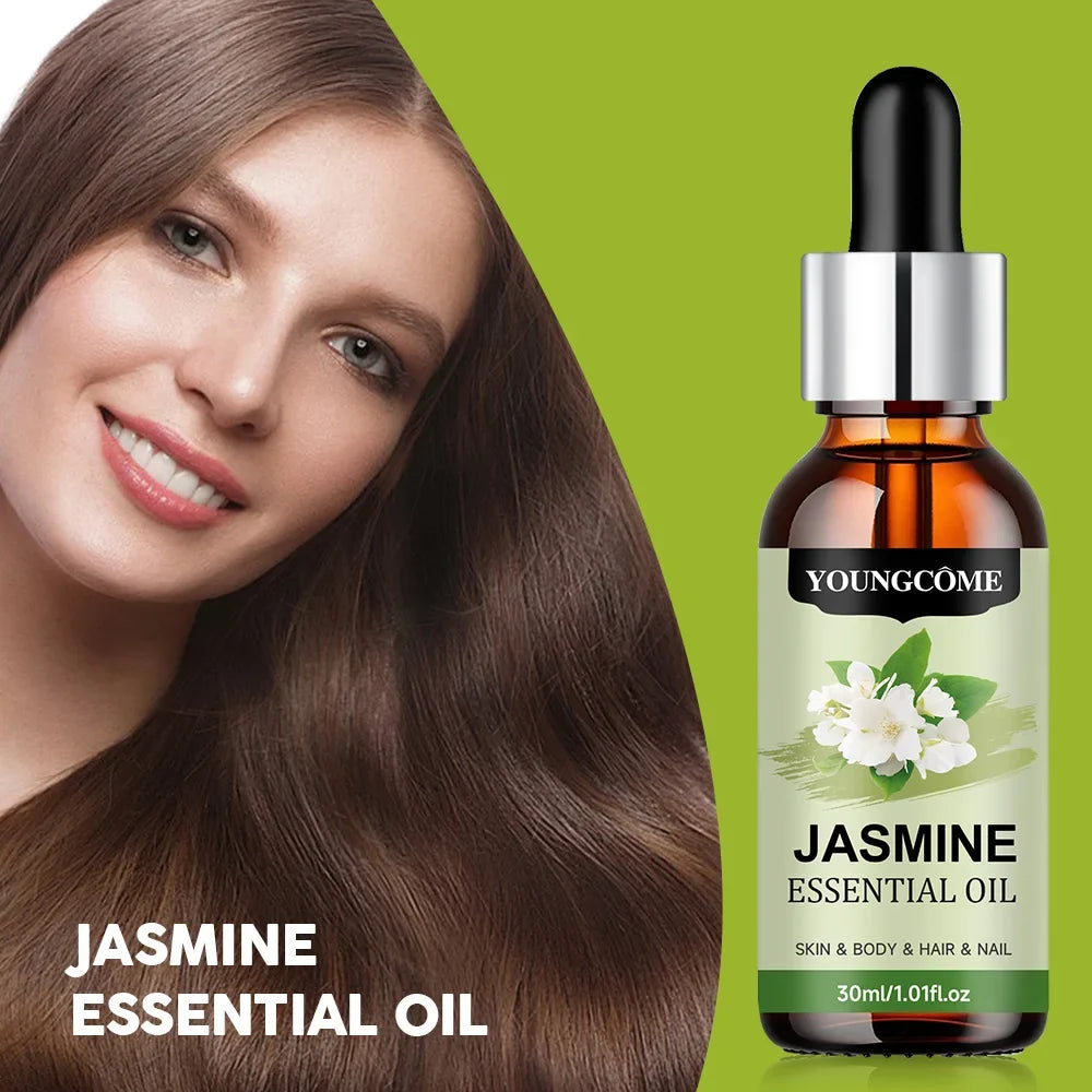 Pure Essential Oils – Jasmine, Rose, Lavender, Vanilla & Mint