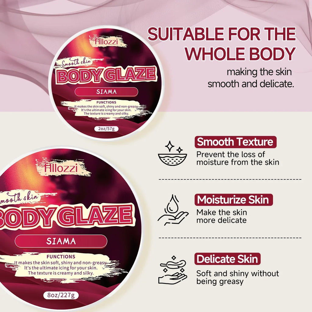 Body Glaze Moisturizing Cream – Brightening & Skin Repair 8oz