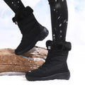 Women's Waterproof Snow Boots – Warm Plush Non-Slip Winter Boots