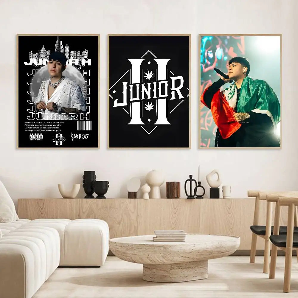HD Self-Adhesive Waterproof Singer Wall Poster | Modern Decor