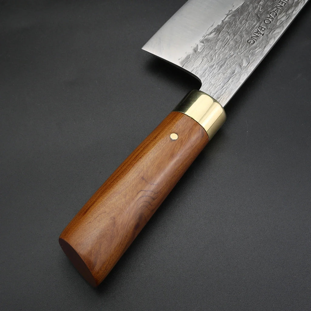 Hand Forged D2 Steel Chef's Knife – Wood Handle | XUAN FENG