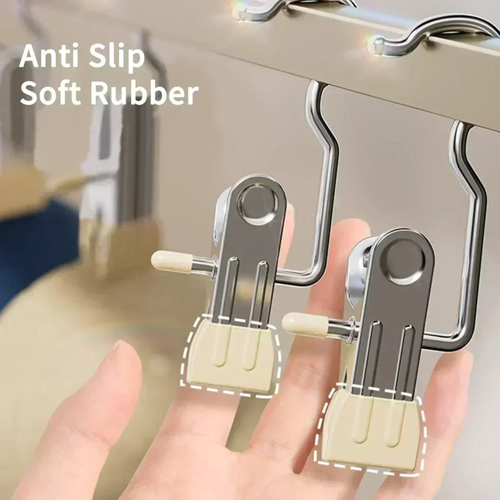 Metal Clothes Hanger Hook Organizer – 5 to 20 Pack