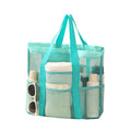 Large Nylon Mesh Beach Tote Bag – Waterproof & Sandproof