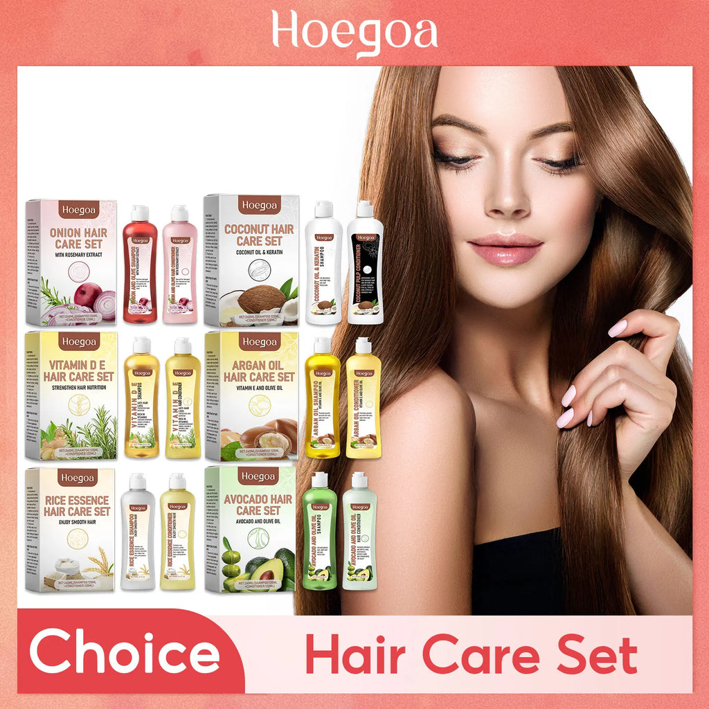 HOEGOA Onion & Rosemary Hair Growth Shampoo & Conditioner Set