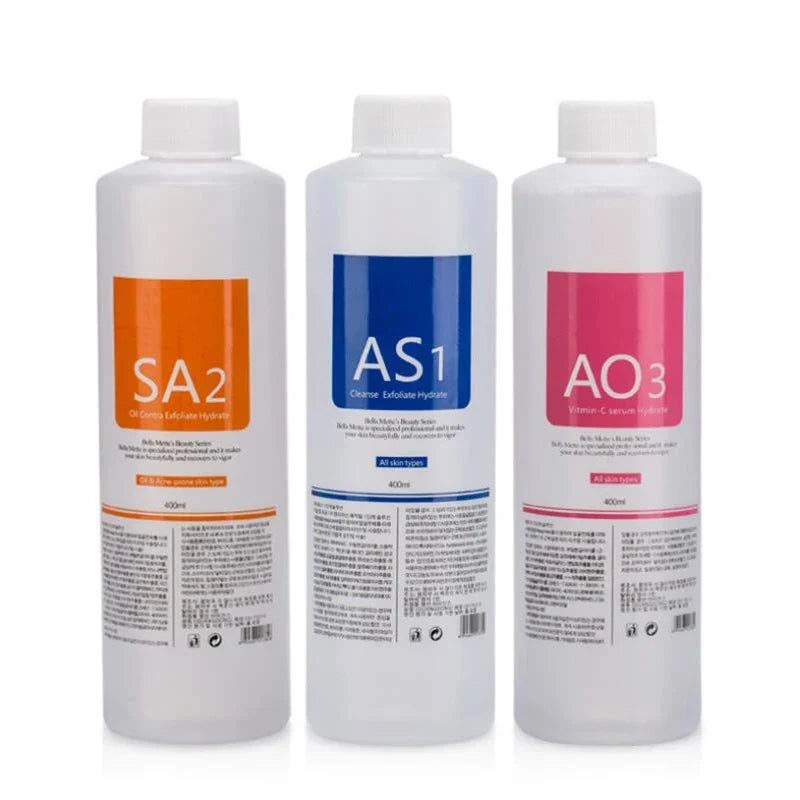 Aqua Peel Serum Kit AS1 SA2 AO3 – 400ml Hydrafacial Set