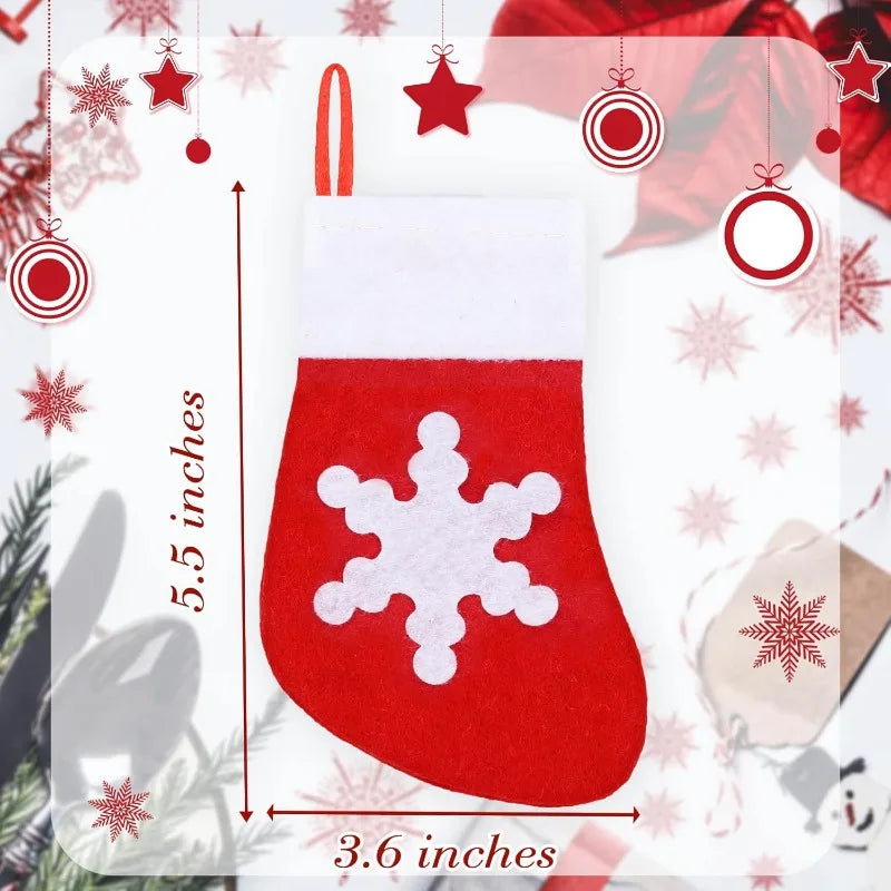 Christmas Stocking Tableware Holders 12–60pcs | Xmas Decor