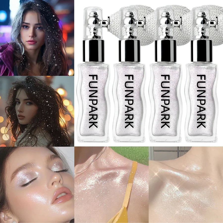 FUNPARK Highlighter Powder – Pearlescent Face & Body Glow