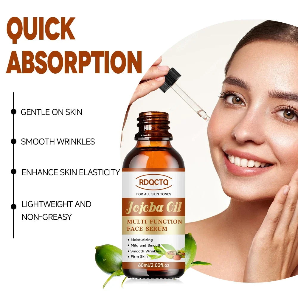 Jojoba Oil & Vitamin E Face Serum – 4-in-1 Skin Brightening