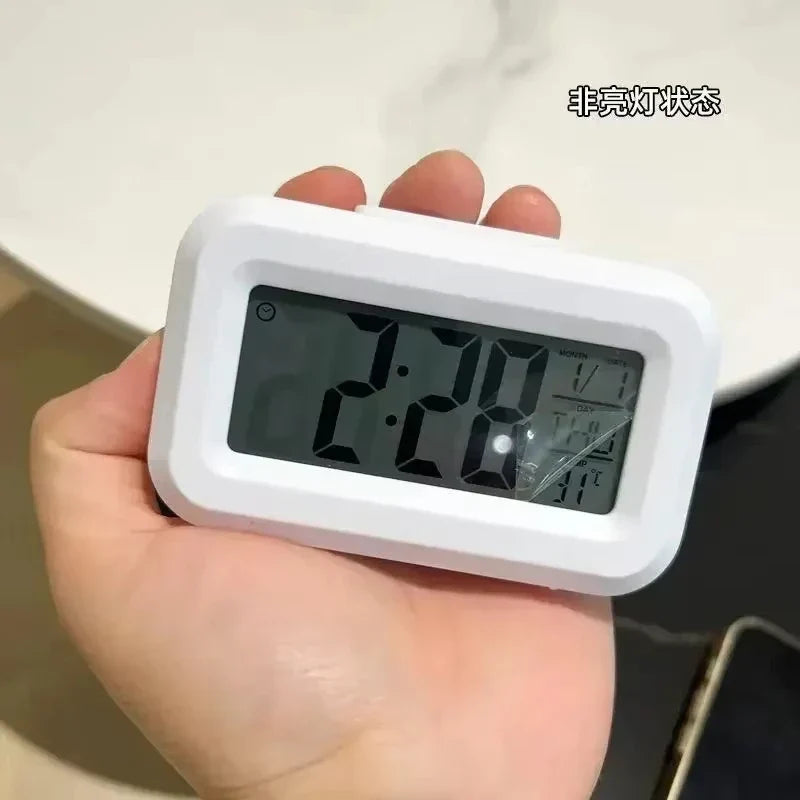 LED Digital Alarm Clock with Backlight, Snooze & Calendar