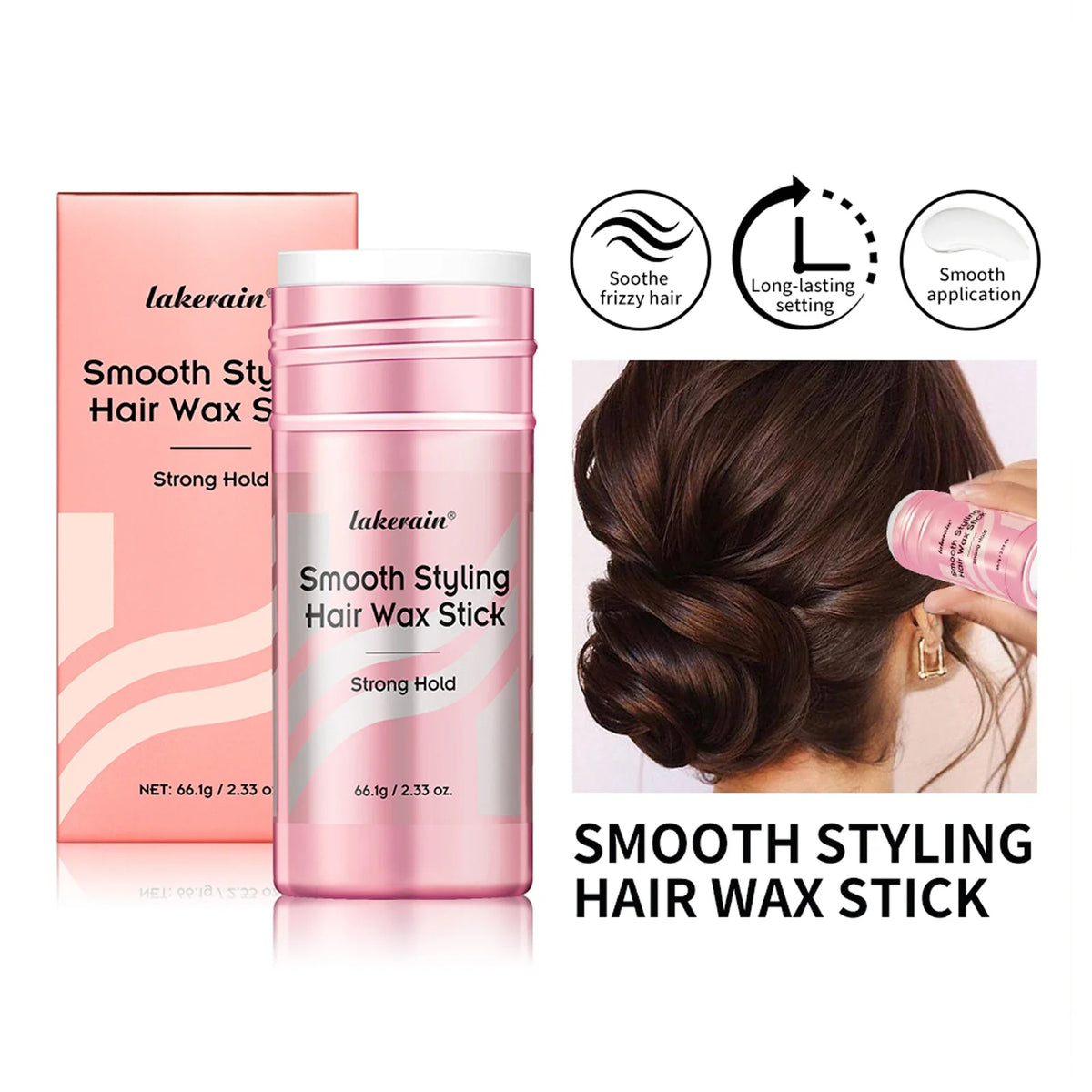 Anti-Frizz Hair Wax Stick | Smoothing Pomade for Women
