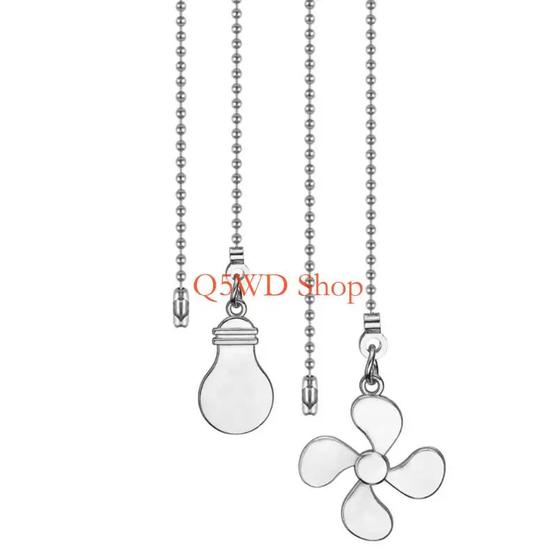 Steel Ceiling Fan Pull Chain Extender – 35cm Easy Install