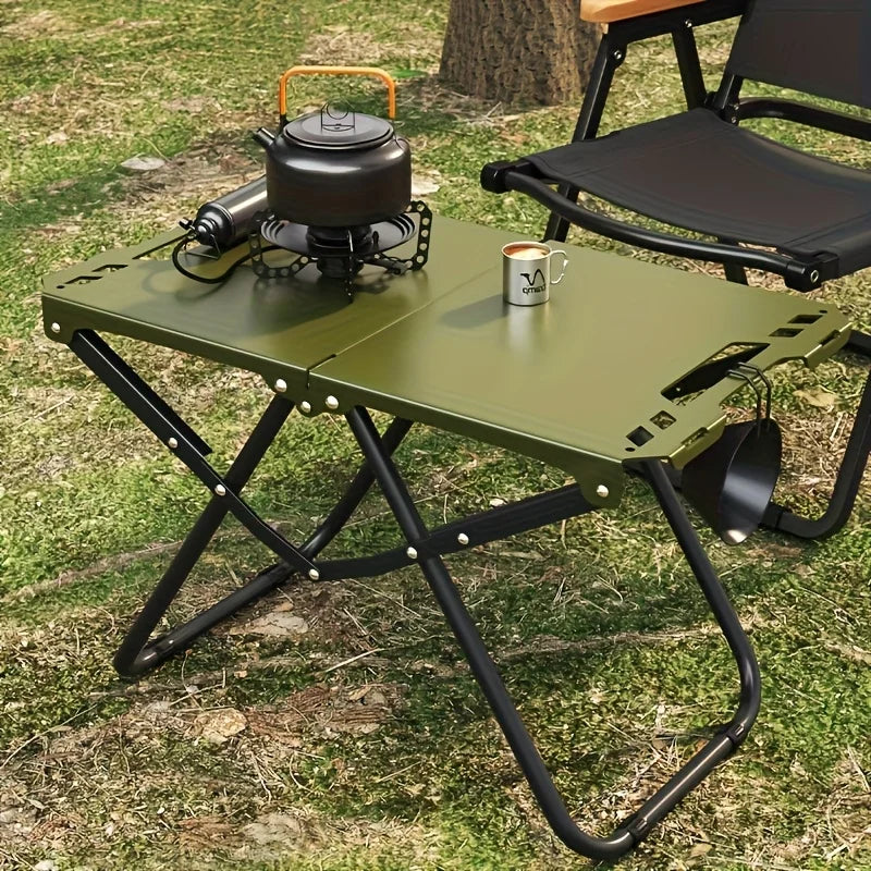 Portable Folding Camping Table – Compact Metal Outdoor Table