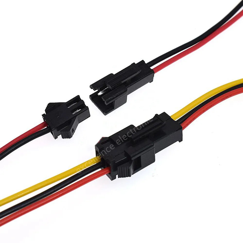 5Pair Pitch Mini JST PH XH SM Male Female Plug Socket Terminal Wires