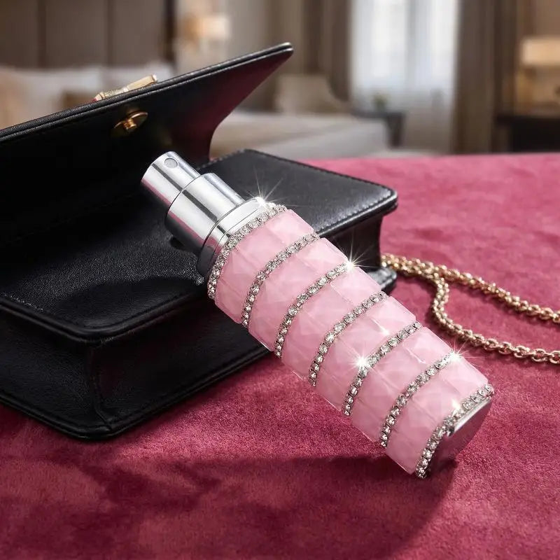 Rhinestone Refillable Perfume Atomizer | 12ml Travel Spray Bottle