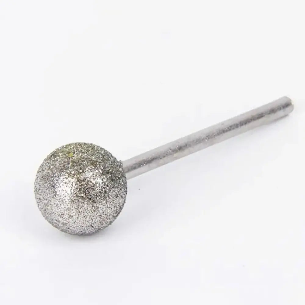 5-Pc Diamond Spherical Burr Set – 2.35mm Shank, 0.5–8mm