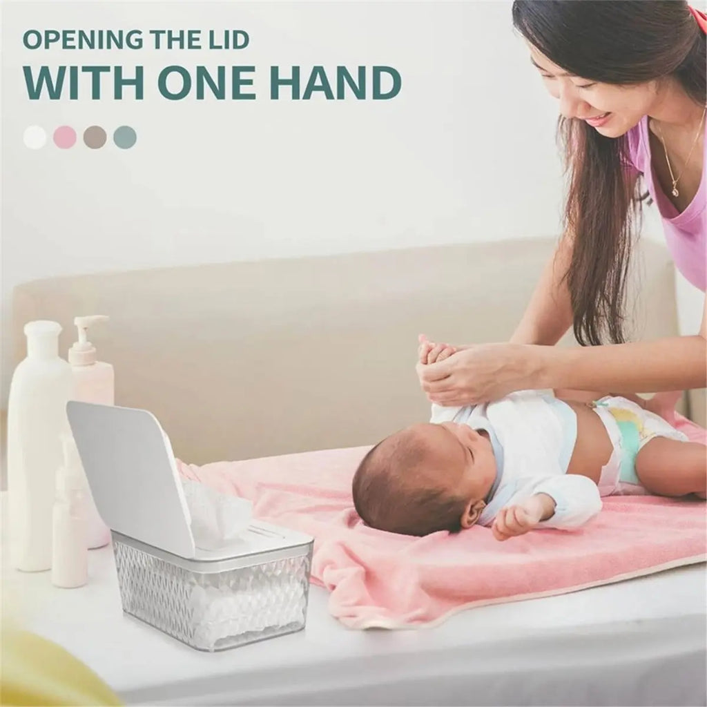 Baby & Adult Wipes Dispenser | Sealed Large Capacity Container