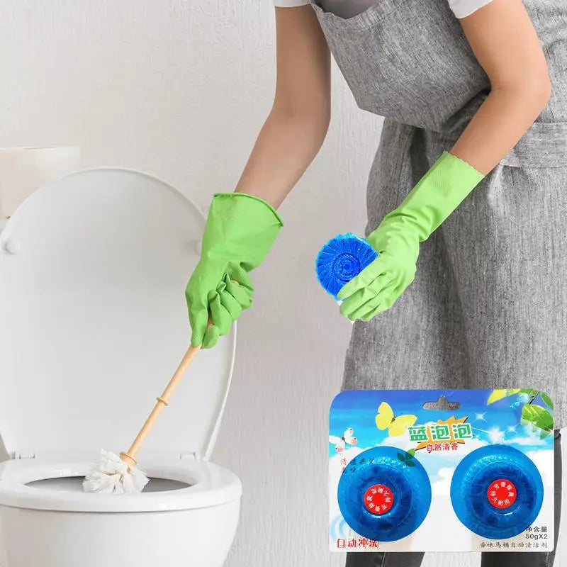 Toilet Tank Cleaner Tablets 2-Pack | Auto Bowl Freshener