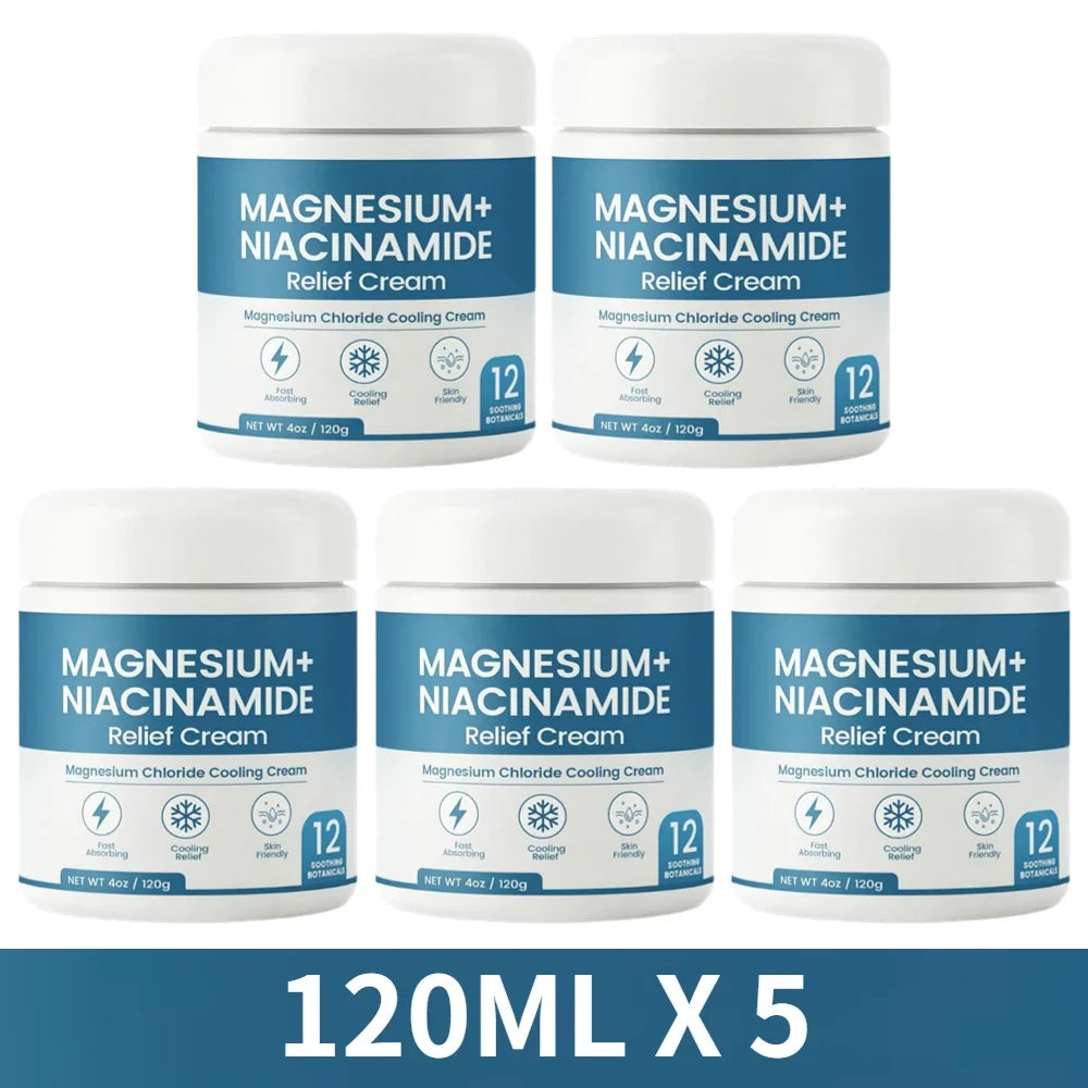 Magnesium & Niacinamide Nerve Relief Cream – Skin Repair 120g