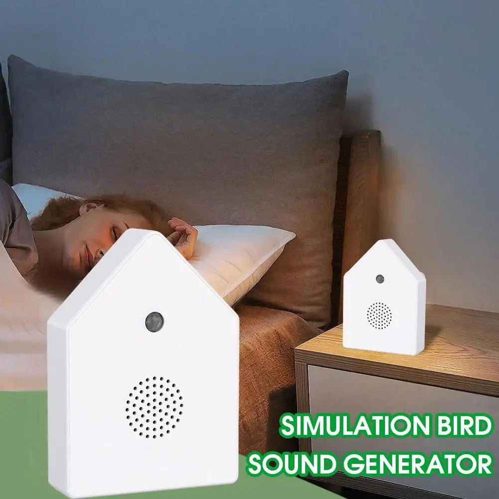 Motion-Activated Chirping Bird Music Box | Nature Sound Speaker