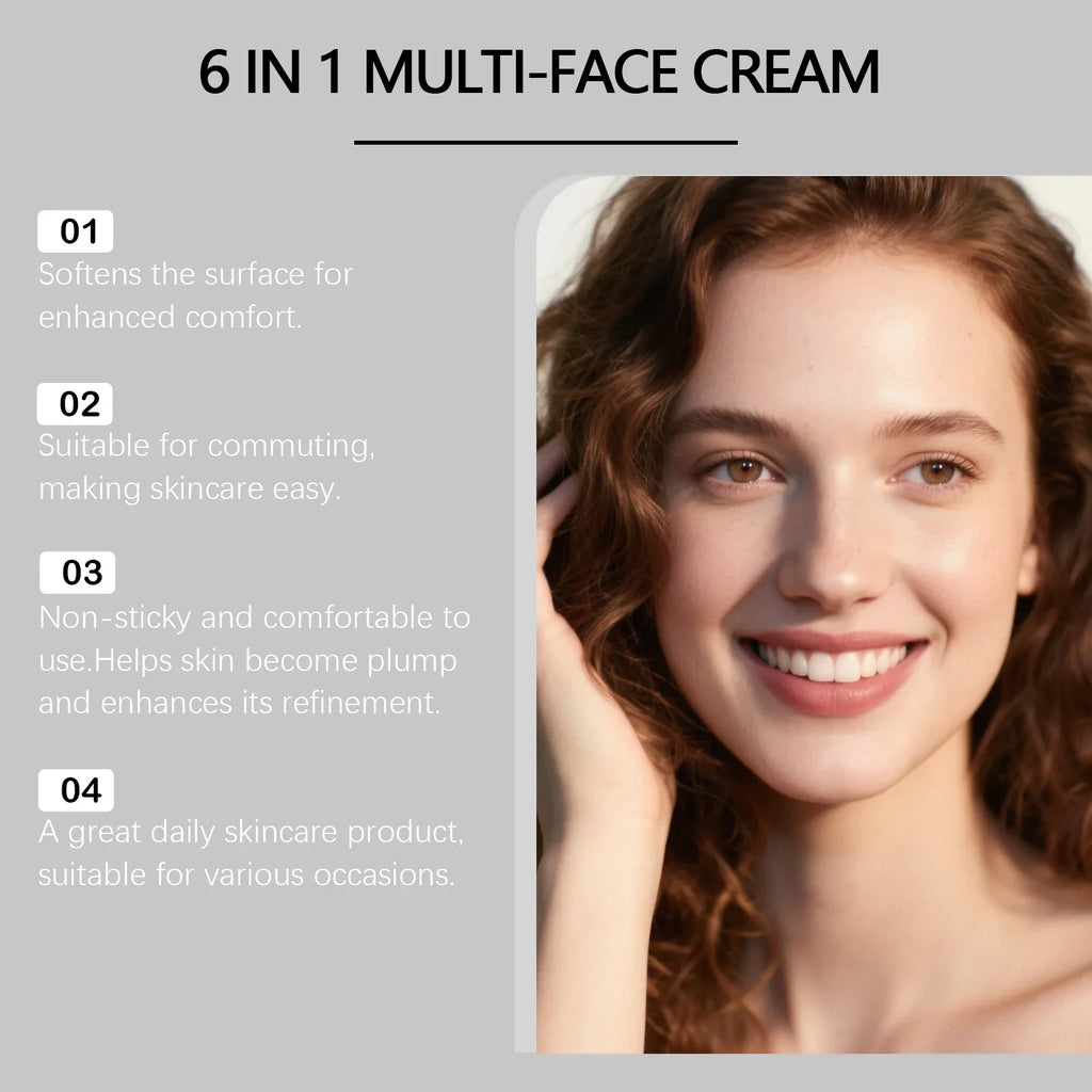 6-in-1 Daily Moisturizing Face Cream – Light & Non-Sticky