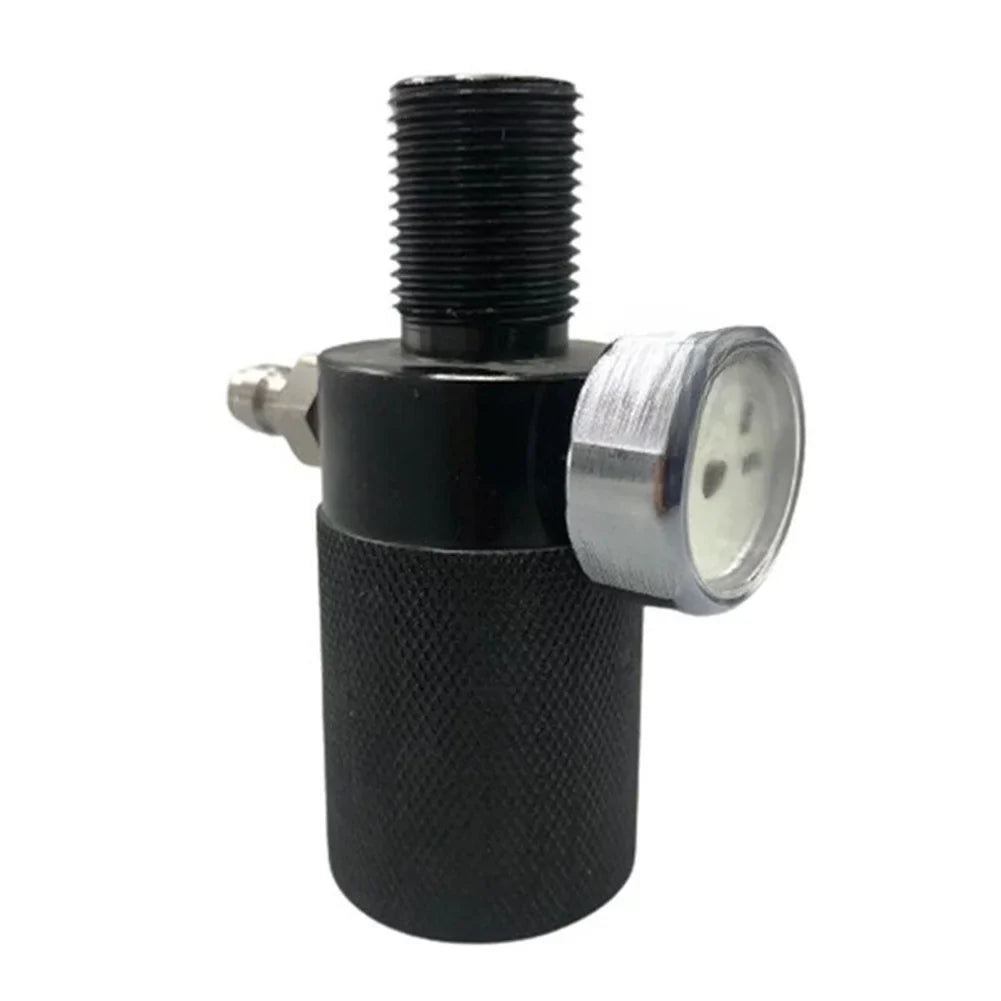 8mm High-Pressure Gauge Adapter – Glow Display & Quick Connect