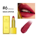 ibcccndc Shimmer Gold Metallic Glitter Lipstick – 7 Shades