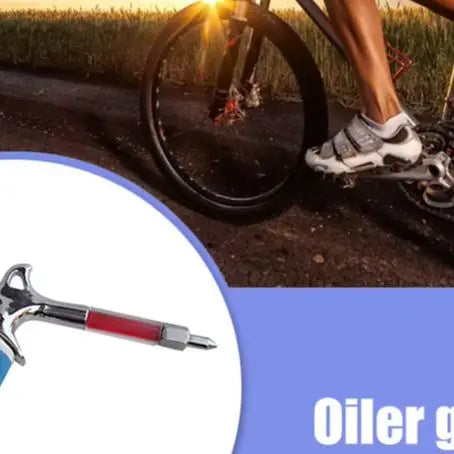 Bicycle Aluminum Grease Gun Alloy MTB Bike Ball Bearing Hub Syringe