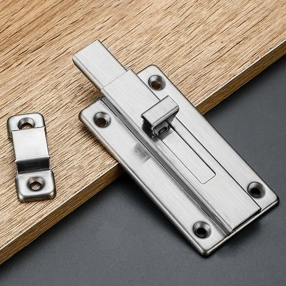 1Sets Cabinet Hinges Self-elastic Latch Stainless Steel Furniture