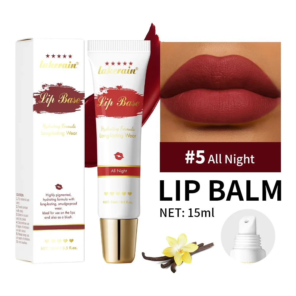 Lip Base Matte Finish Lips Blush Multi-use Vanilla Scent Hydrating