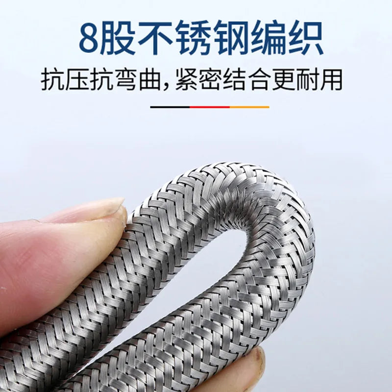 1/2" Stainless Steel Flexible Braided Water Hose 20–200cm