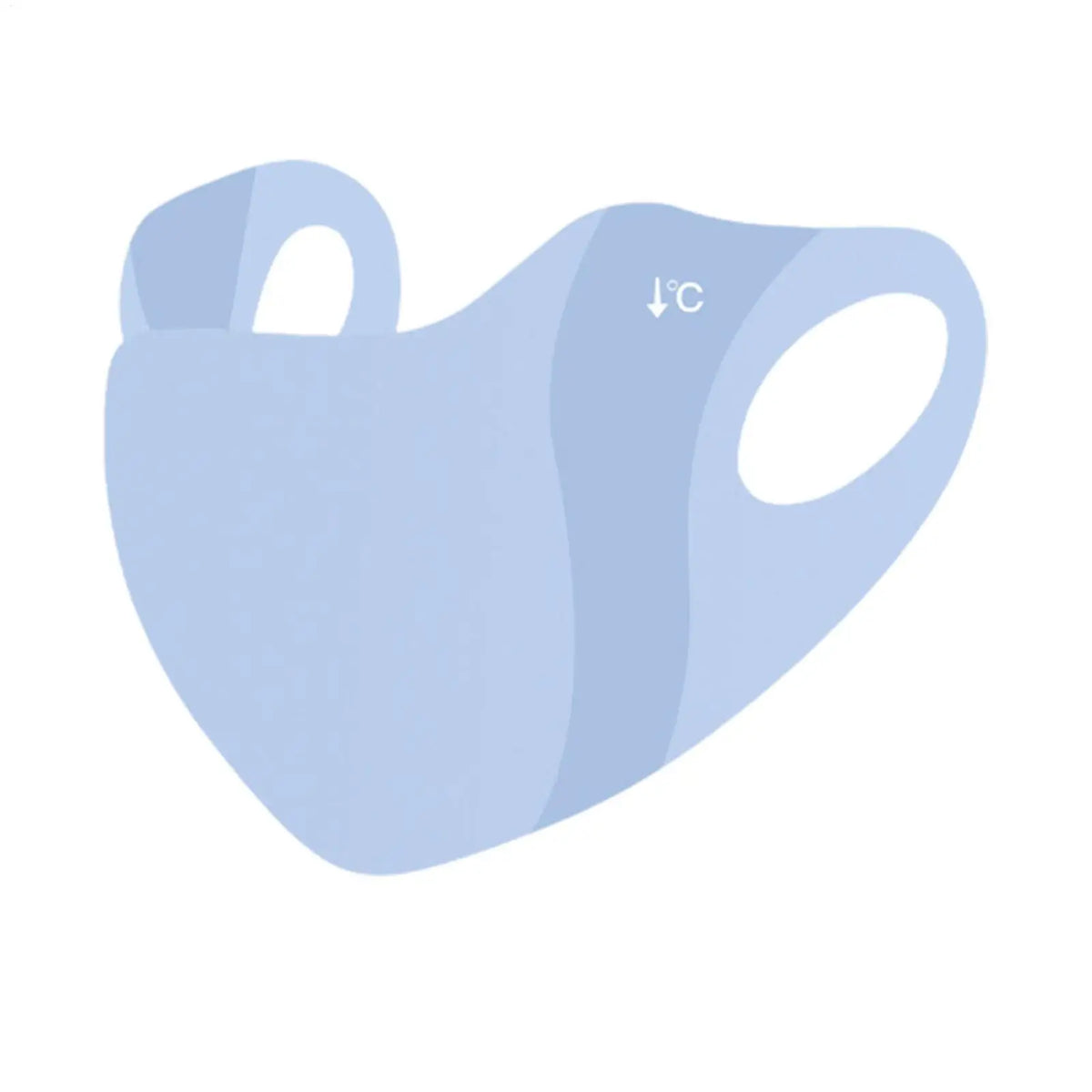 Women's Ice Silk UV Face Cover – UPF 50+ Cooling Sun Mask