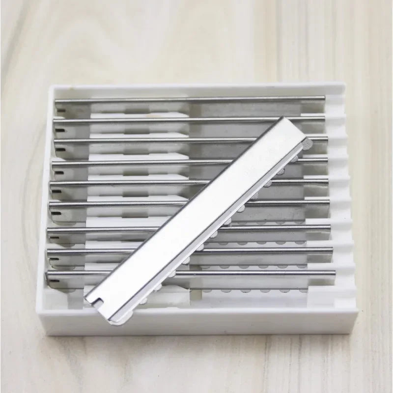 Stainless Steel Safety Hair Razor Blades – Barber Thinning Set