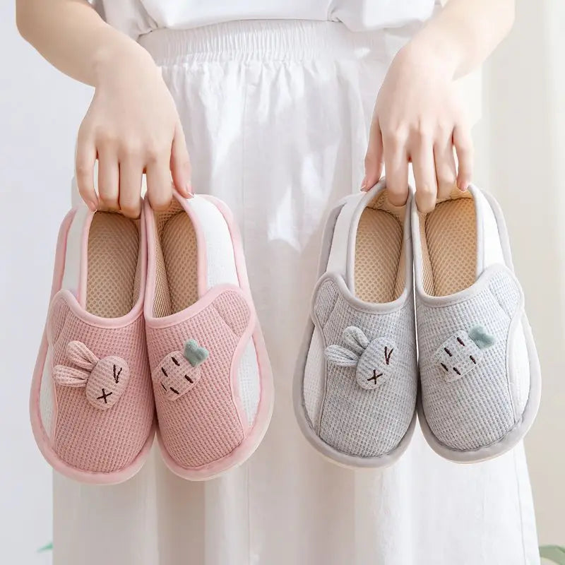 Women's Memory Foam Slippers – Adjustable Closed Toe House Shoes