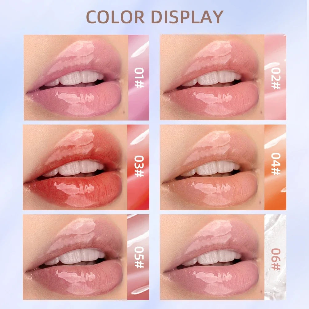 QIBEST Crystal Jelly Lip Oil – Tinted Gloss & Lip Balm