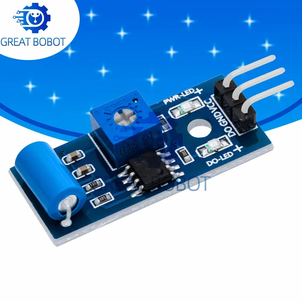 SW-420 Vibration Sensor Module & Alarm Switch for Arduino