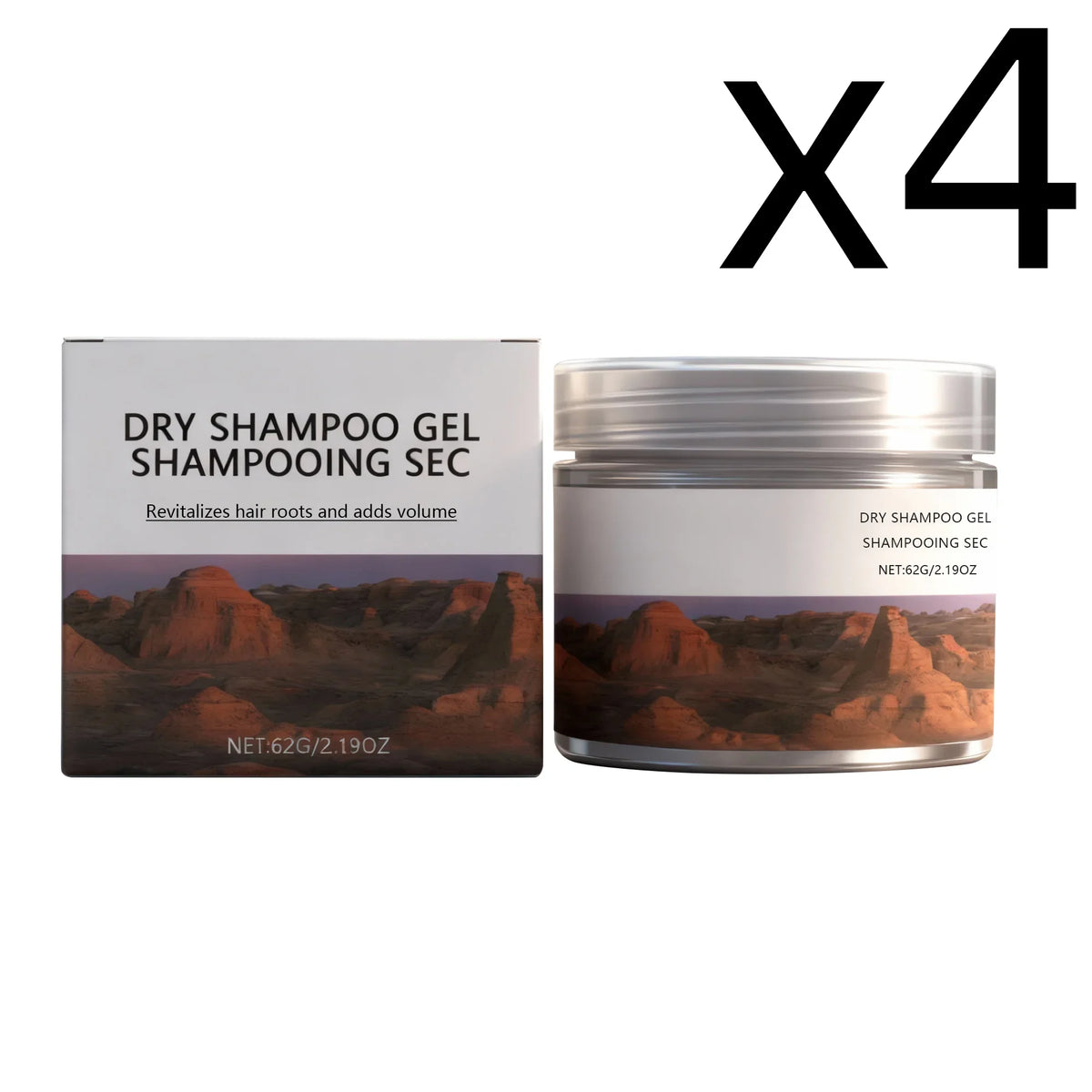 Coconut Oil Dry Shampoo Gel | Volume & Refresh, 62g