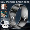 AI ECG Smart Ring | Heart Rate, Blood Pressure & Sleep Tracker