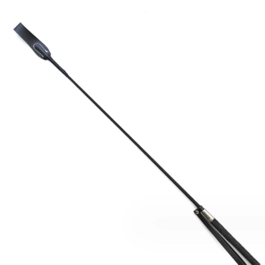 Premium Leather Horse Riding Crop with Double Slapper | 50 & 70cm