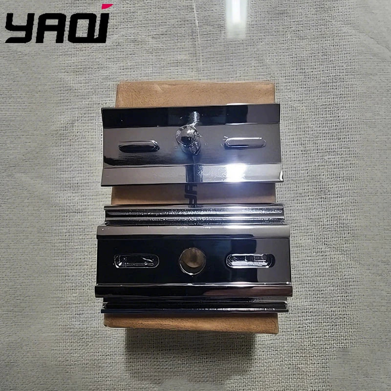 2026 Flash Yaqi Chrome Mercury Men Safety Razor Head Blade Gap Weight