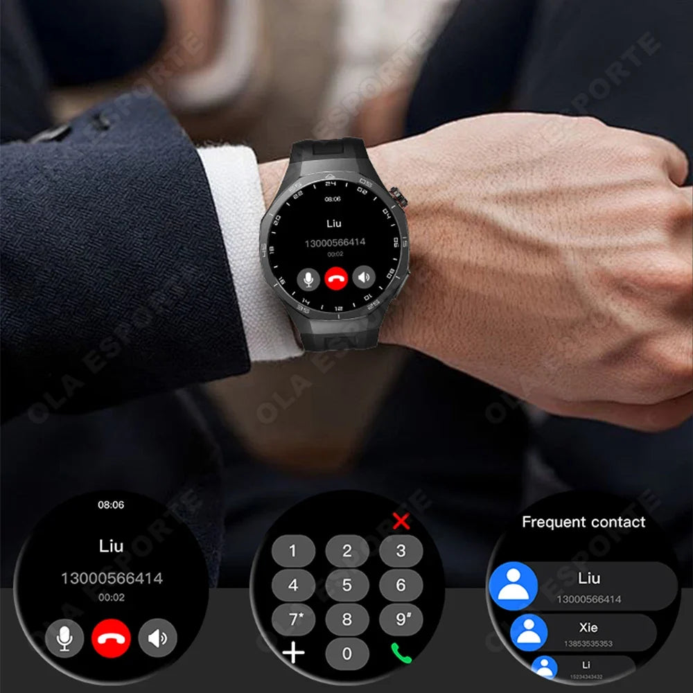 Smart Watches Men Women 1 5 360 HD Screen 330mAh Battery Heart Rate