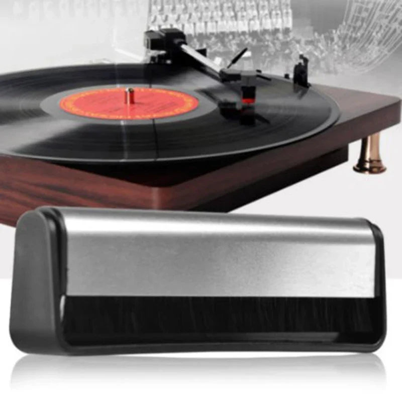 Anti-Static Carbon Fiber Vinyl Record Cleaning Brush for LP