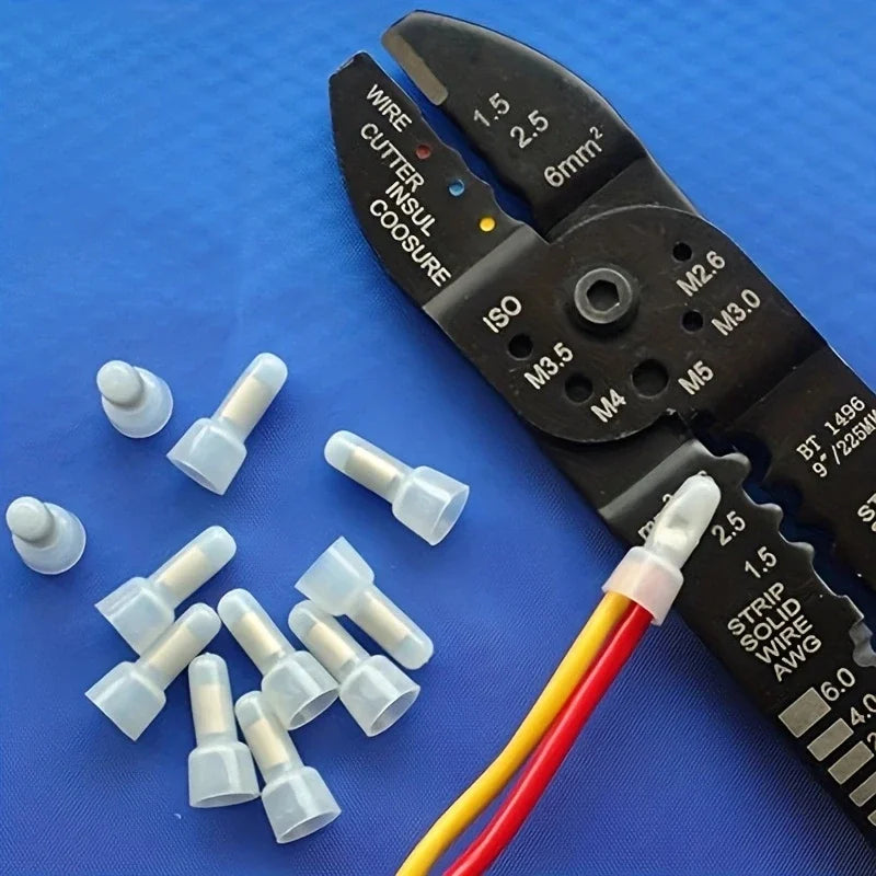 120Pcs Closed End Crimp Wire Connectors 22-10 AWG | 3 Sizes