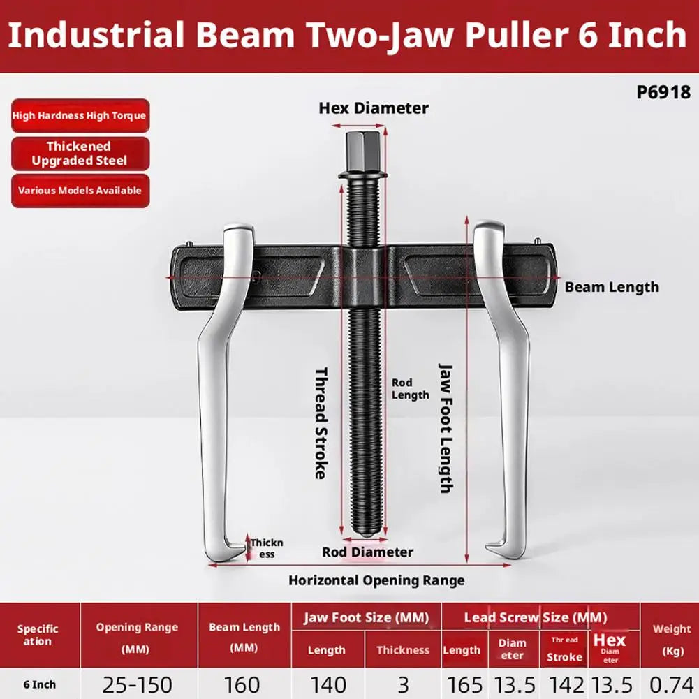 2-Jaw Puller Bearing Removal Tool Roller Extractor Heavy Duty Plug-in