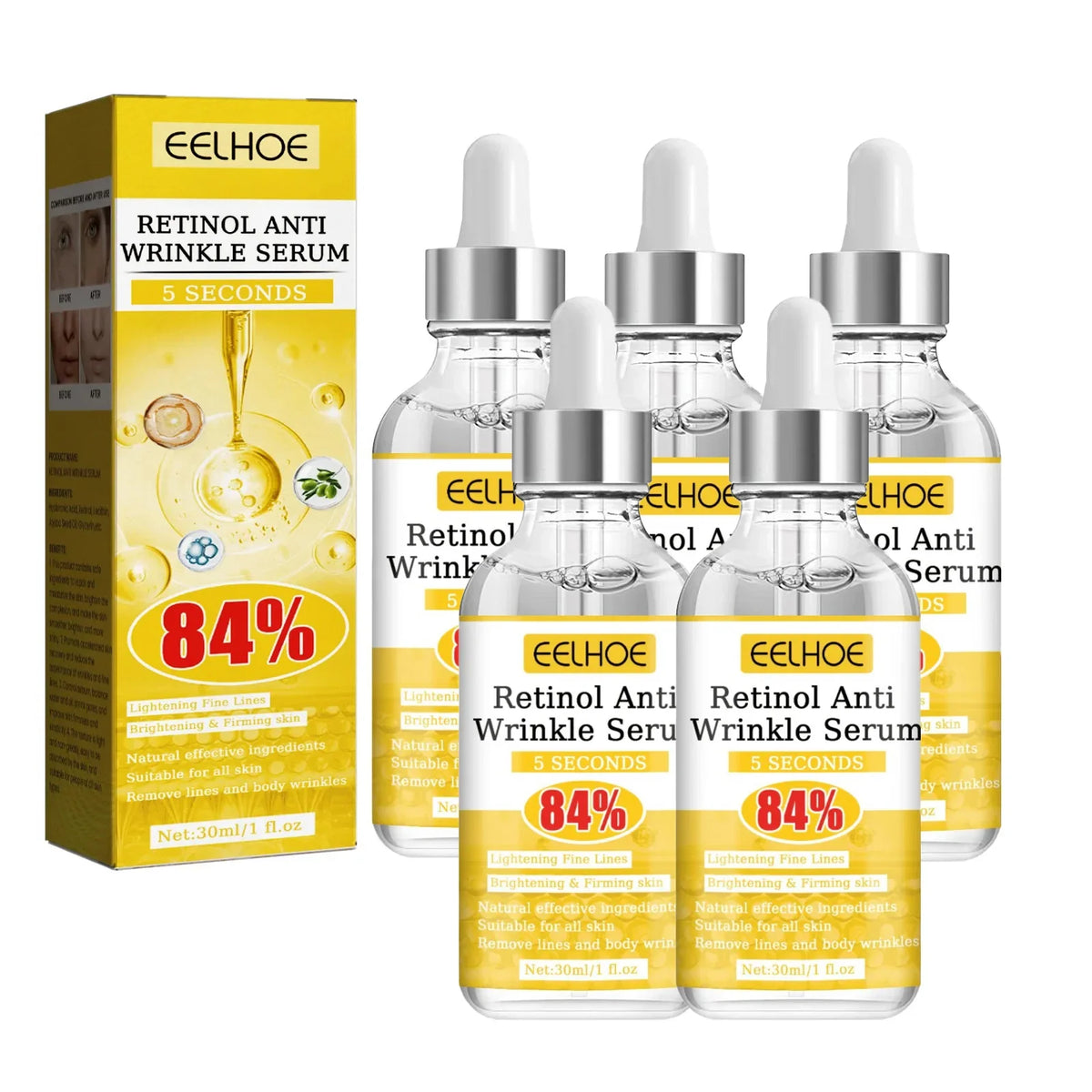 Retinol Anti-wrinkle Serum Anti Aging Face Lifting Firming Fade Fine