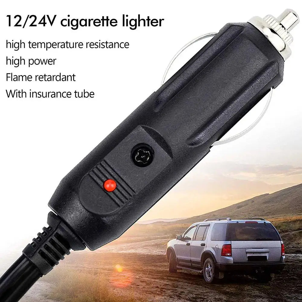 12V/24V 20A Car Cigarette Lighter Socket Plug Adapter LED