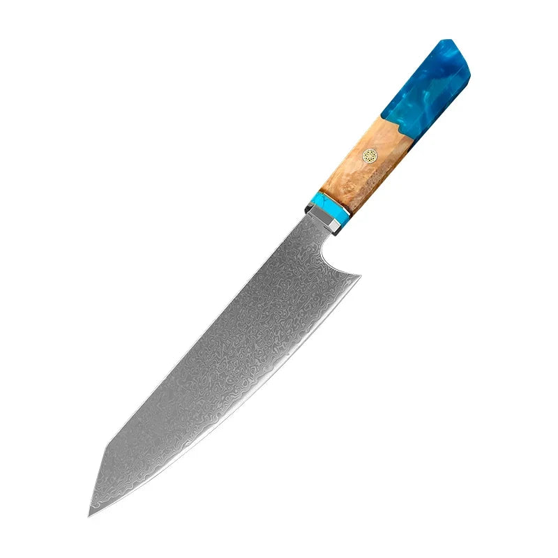 InLeung Damascus Steel Chef Knife – Handmade Japanese Kitchen