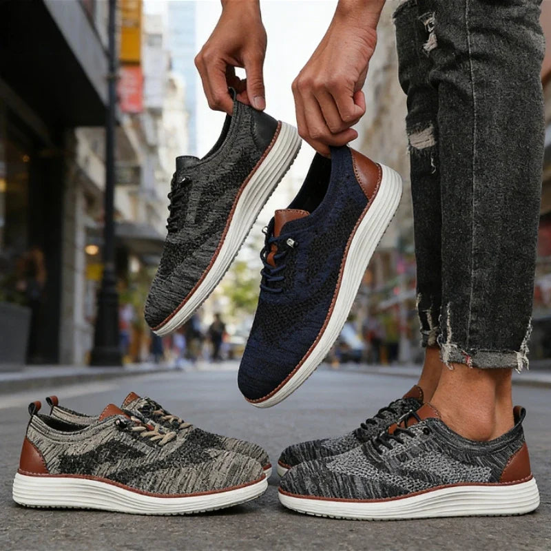 ZULIWAGN Men's Breathable Lightweight Casual Sneakers