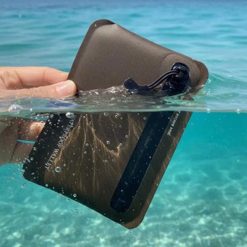 Waterproof Military-Grade TPU Wallet – Card, Key & Cable Pouch