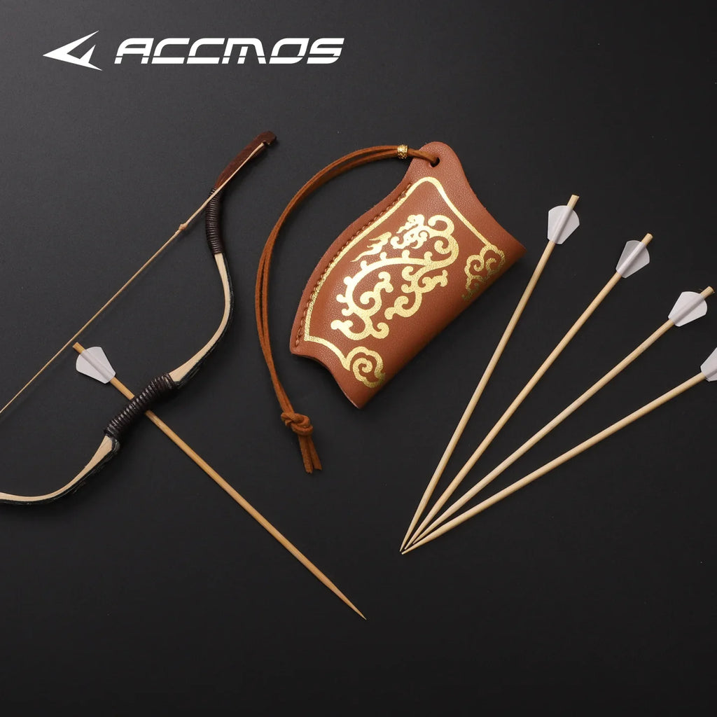 Mini Traditional Recurve Bow Arrow Small Archery Supplies Kids Toy